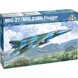 Сборные модели (моделирование) ITALERI MiG-27\/MiG-23BN Flogger (1:48)