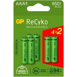Аккумуляторы и батарейки GP Recyko  6xAAA 950 mAh