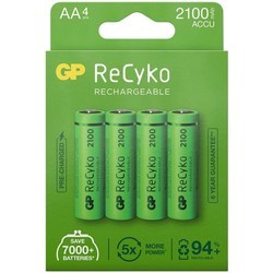 Аккумуляторы и батарейки GP Recyko 4xAA 2100 mAh