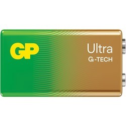 Аккумуляторы и батарейки GP Ultra Alkaline G-Tech 1xKrona