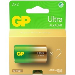 Аккумуляторы и батарейки GP Ultra Alkaline G-Tech 2xD