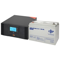 ИБП Logicpower LPM-PSW-1500VA 12V + LPM-MG 12V 100 Ah 1500&nbsp;ВА