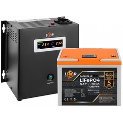 ИБП Logicpower LPY-PSW-800VA Plus + LP LiFePO4 LCD 12V 100 Ah 800&nbsp;ВА