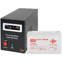 ИБП Logicpower LPY-B-PSW-800VA Plus + LPM-GL 12V 100 Ah 800&nbsp;ВА
