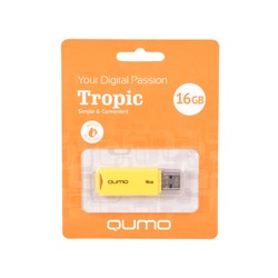 USB Flash (флешка) Qumo Tropic 16Gb (зеленый)