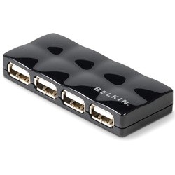 Картридер/USB-хаб Belkin Hi-Speed USB 2.0 4-Port Mobile Hub