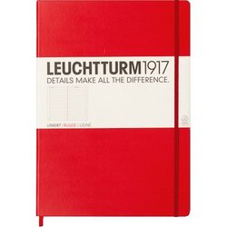 Блокноты Leuchtturm1917 Squared Master Slim Red