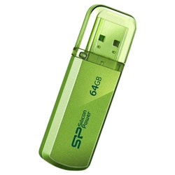 USB Flash (флешка) Silicon Power Helios 101 64Gb (зеленый)