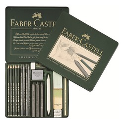 Карандаши Faber-Castell Pitt Monochrome Graphite Set of 18