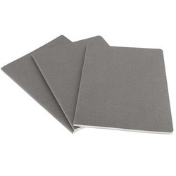 Блокноты Moleskine Set of 3 Plain Cahier Journals XLarge Grey