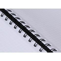 Блокноты Whitelines Squared Notebook A4 Black