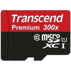 Карта памяти Transcend Premium 300X microSDXC UHS-I