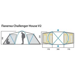 Палатка Red Fox Challenger House V2 (бежевый)