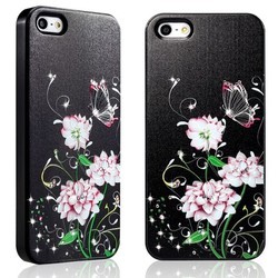 Чехлы для мобильных телефонов Star5 Swaroviski Butterfly&amp;flower for iPhone 5/5S