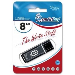 USB Flash (флешка) SmartBuy Glossy (синий)