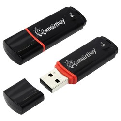 USB Flash (флешка) SmartBuy Crown 8Gb (черный)