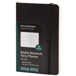 Ежедневники Moleskine 18 months Weekly Planner Soft Pocket Black