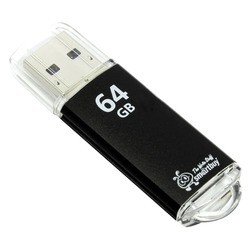 USB Flash (флешка) SmartBuy V-Cut 64Gb (черный)
