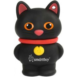 USB Flash (флешка) SmartBuy Wild Catty 16Gb (черный)