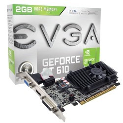 Видеокарты EVGA GeForce GT 610 02G-P3-2619-KR