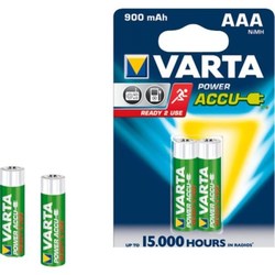 Аккумуляторная батарейка Varta Power 2xAAA 900 mAh