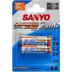 Аккумуляторы и батарейки Sanyo 2xAA 2500 mAh