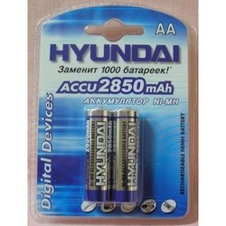 Аккумуляторы и батарейки Hyundai 2xAA 2850 mAh