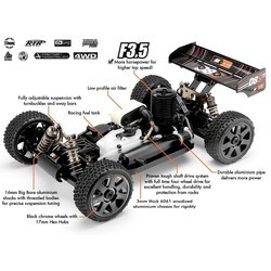 Радиоуправляемые машины HPI Racing D8S Nitro Buggy 4WD 1:8