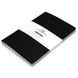 Блокноты Hiver Books Set of 2 Plain Notebook Black