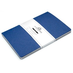 Блокноты Hiver Books Set of 2 Plain Notebook Blue