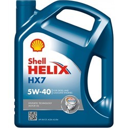 Моторное масло Shell Helix HX7 5W-40 4L