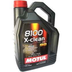Моторное масло Motul 8100 X-clean 5W-40 5L