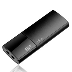 USB Flash (флешка) Silicon Power Ultima U05 16Gb (черный)