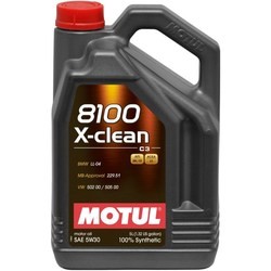 Моторное масло Motul 8100 X-clean 5W-30 5L