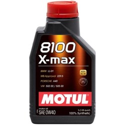 Моторное масло Motul 8100 X-Max 0W-40 1L