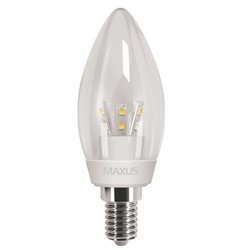 Лампочки Maxus 1-LED-266 C37 CL-C 3W 4100K E14 CR