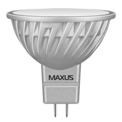 Лампочки Maxus 1-LED-328 MR16 4W 4100K 220V GU5.3 AP
