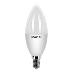 Лампочки Maxus 1-LED-375 C37 CL-F 5.5W 3000K E14 AP