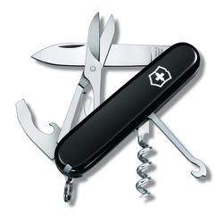 Нож / мультитул Victorinox Compact (черный)