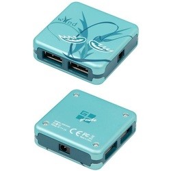 Картридер / USB-хаб G-Cube GUE-55