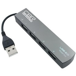 Картридер/USB-хаб CBR CH123