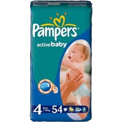 Подгузники Pampers Active Baby 4 / 54 pcs
