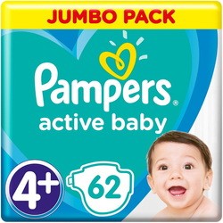 Подгузники (памперсы) Pampers Active Baby 4 Plus / 62 pcs