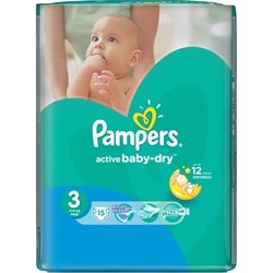 Подгузники (памперсы) Pampers Active Baby 3 / 15 pcs