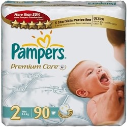 Подгузники Pampers Premium Care 2 / 90 pcs
