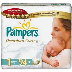 Подгузники Pampers Premium Care 1 / 94 pcs