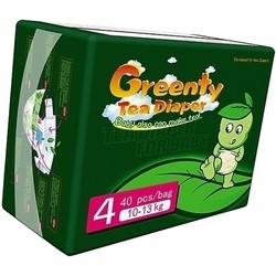 Подгузники (памперсы) Greenty Tea Diaper 4 / 40 pcs