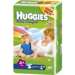 Подгузники (памперсы) Huggies Ultra Comfort 4 Plus / 68 pcs