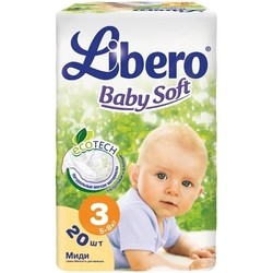 Подгузники (памперсы) Libero Baby Soft EcoTech 3 / 20 pcs