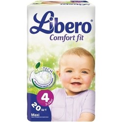 Подгузники (памперсы) Libero Comfort Fit EcoTech 4 / 20 pcs